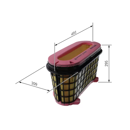 Vzduchový filter F 026 400 689 /BOSCH/ - obr. 5