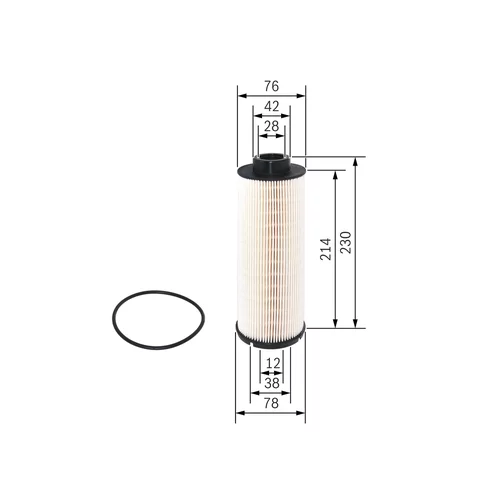 Palivový filter F 026 402 029 /BOSCH/ - obr. 4