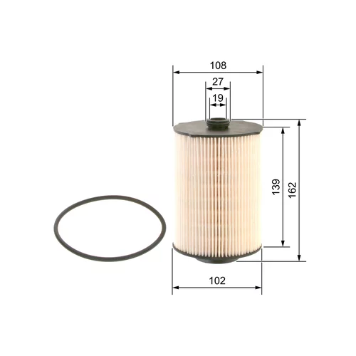 Palivový filter F 026 402 268 /BOSCH/ - obr. 4