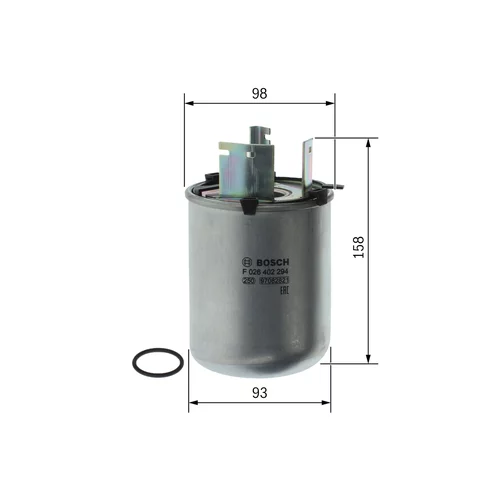 Palivový filter F 026 402 294 /BOSCH/ - obr. 4