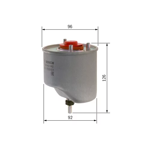 Palivový filter F 026 402 862 /BOSCH/ - obr. 4