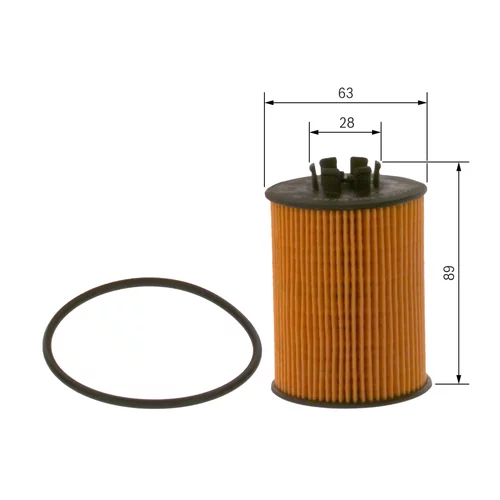 Olejový filter F 026 407 015 /BOSCH/ - obr. 4