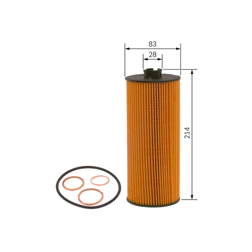 Olejový filter F 026 407 026 /BOSCH/ - obr. 4
