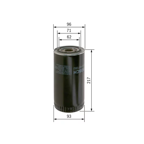 Olejový filter F 026 407 052 /BOSCH/ - obr. 4