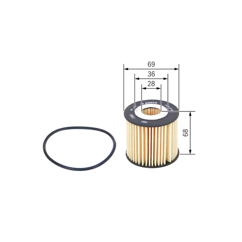 Olejový filter F 026 407 093 /BOSCH/ - obr. 4