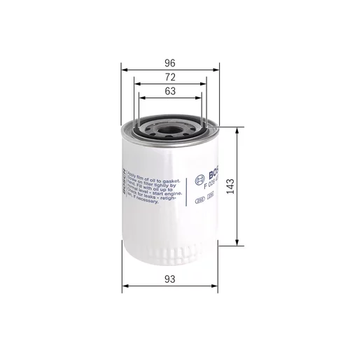 Olejový filter F 026 407 121 /BOSCH/ - obr. 4
