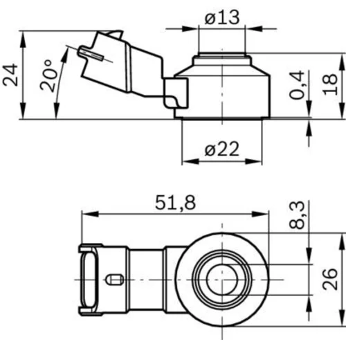 Senzor klepania 0 261 231 173 /BOSCH/ - obr. 5
