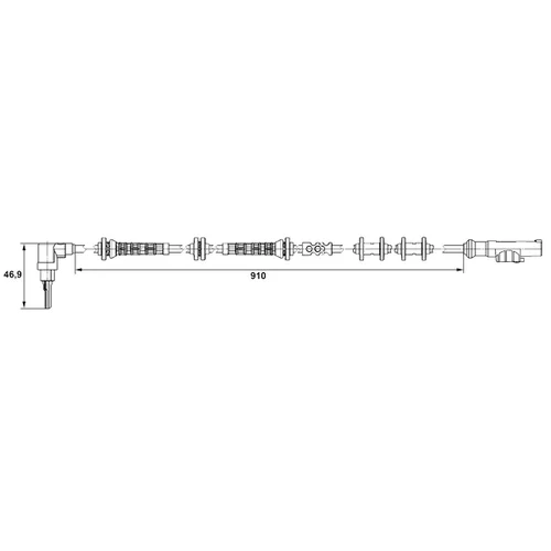 Snímač počtu otáčok kolesa 0 265 007 448 /BOSCH/ - obr. 4