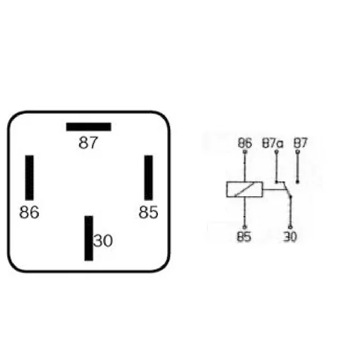 Relé pracovného prúdu 0 332 019 451 /BOSCH/ - obr. 2
