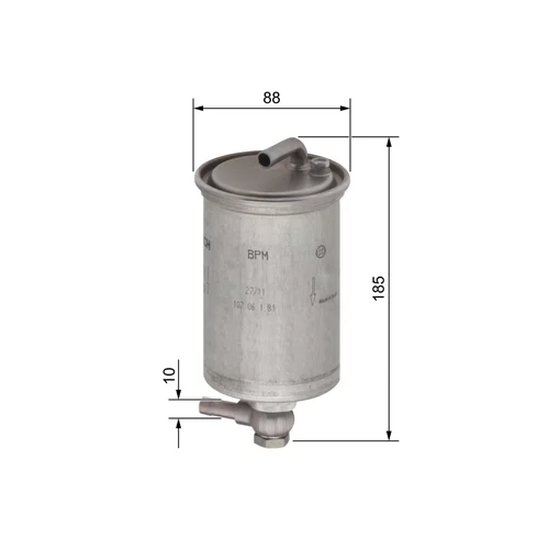Palivový filter 0 450 906 431 /BOSCH/ - obr. 4
