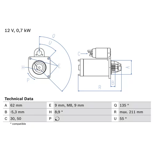 Štartér 0 986 017 930 /BOSCH/ - obr. 4