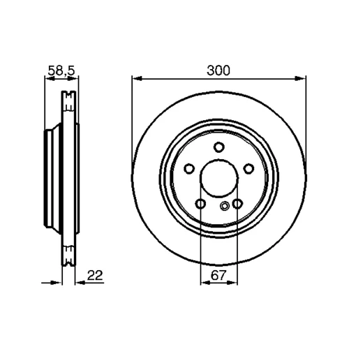 Brzdový kotúč 0 986 478 473 /BOSCH/ - obr. 4