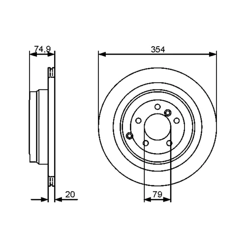 Brzdový kotúč 0 986 479 479 /BOSCH/ - obr. 4