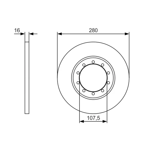 Brzdový kotúč 0 986 479 R92 /BOSCH/ - obr. 4