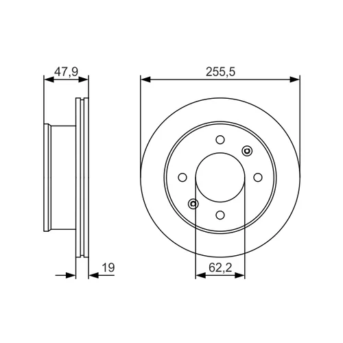 Brzdový kotúč 0 986 479 S21 /BOSCH/ - obr. 4