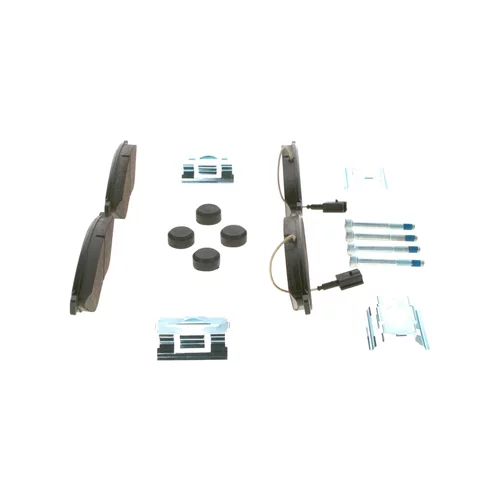 Sada brzdových platničiek kotúčovej brzdy 0 986 494 591 /BOSCH/ - obr. 3