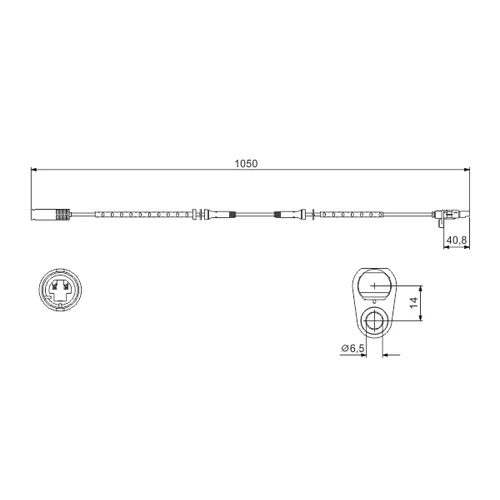 Snímač počtu otáčok kolesa 0 986 594 512 /BOSCH/ - obr. 5