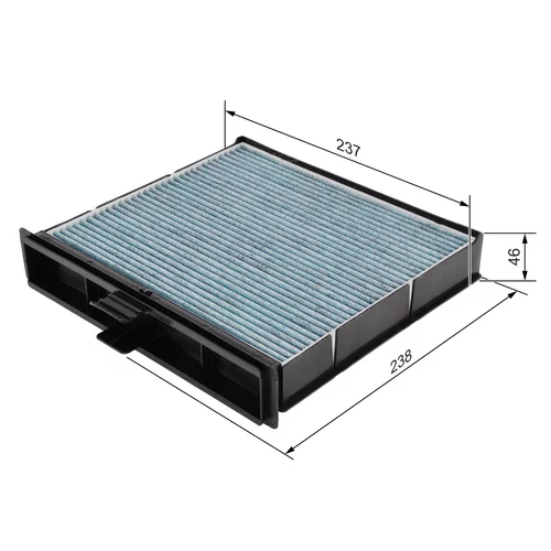 Filter vnútorného priestoru 0 986 628 527 /BOSCH/ - obr. 4