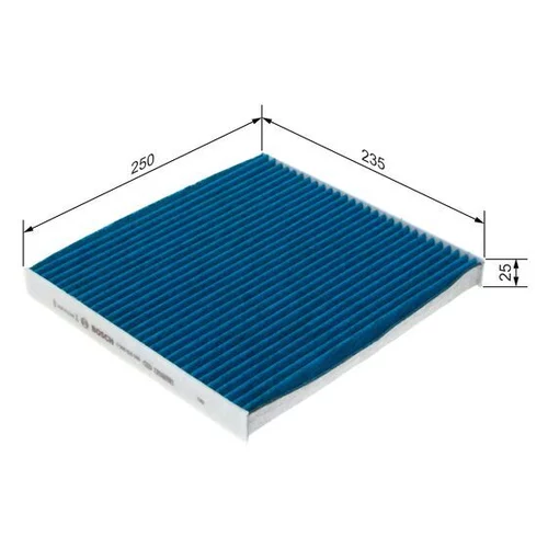 Filter vnútorného priestoru 0 986 628 569 /BOSCH/ - obr. 4