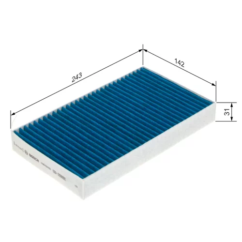 Filter vnútorného priestoru 0 986 628 583 /BOSCH/ - obr. 4
