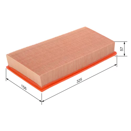 Vzduchový filter 1 457 432 200 /BOSCH/ - obr. 4