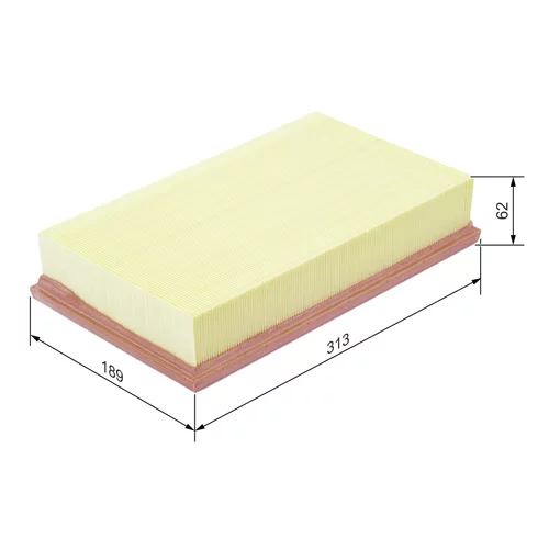Vzduchový filter 1 457 433 331 /BOSCH/ - obr. 4