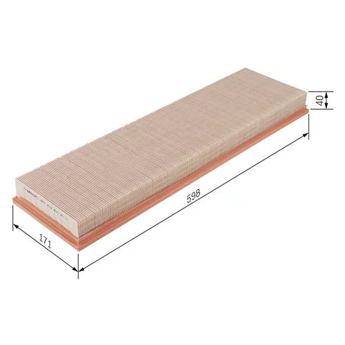 Vzduchový filter 1 457 433 601 /BOSCH/ - obr. 4