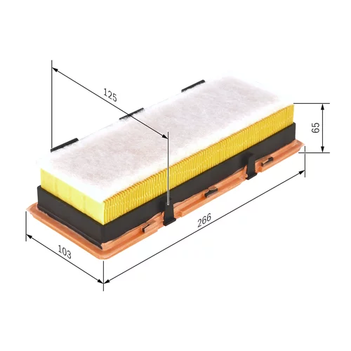 Vzduchový filter 1 457 433 773 /BOSCH/ - obr. 4