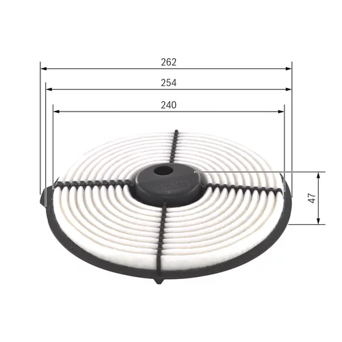 Vzduchový filter 1 987 429 122 /BOSCH/ - obr. 4