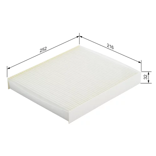 Filter vnútorného priestoru 1 987 432 057 /BOSCH/ - obr. 4