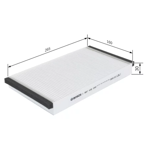 Filter vnútorného priestoru 1 987 432 059 /BOSCH/ - obr. 4