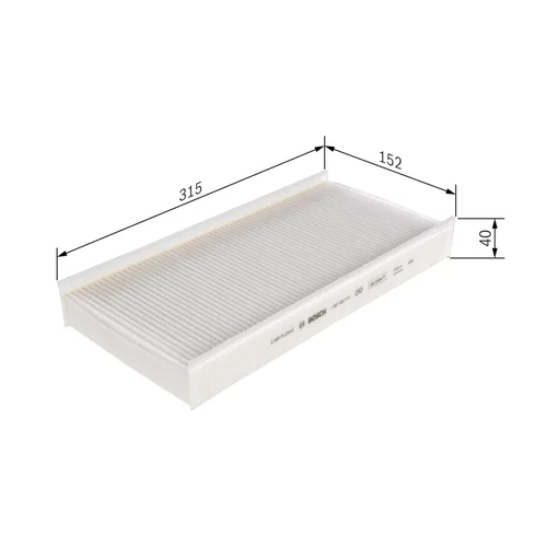 Filter vnútorného priestoru 1 987 432 112 /BOSCH/ - obr. 4