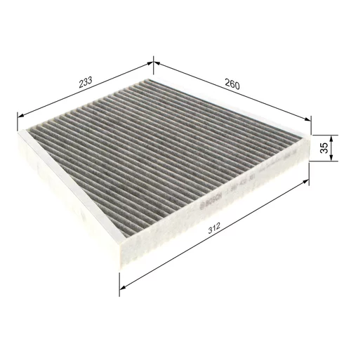 Filter vnútorného priestoru 1 987 432 381 /BOSCH/ - obr. 4