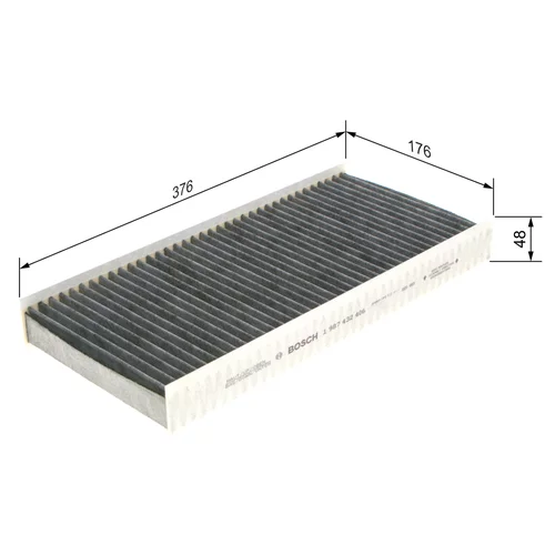 Filter vnútorného priestoru 1 987 432 406 /BOSCH/ - obr. 4