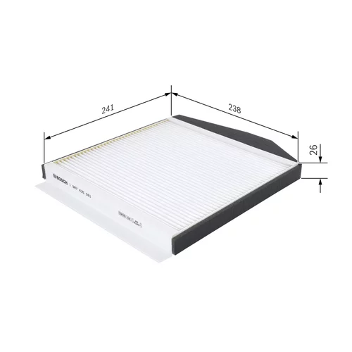 Filter vnútorného priestoru 1 987 435 061 /BOSCH/ - obr. 4