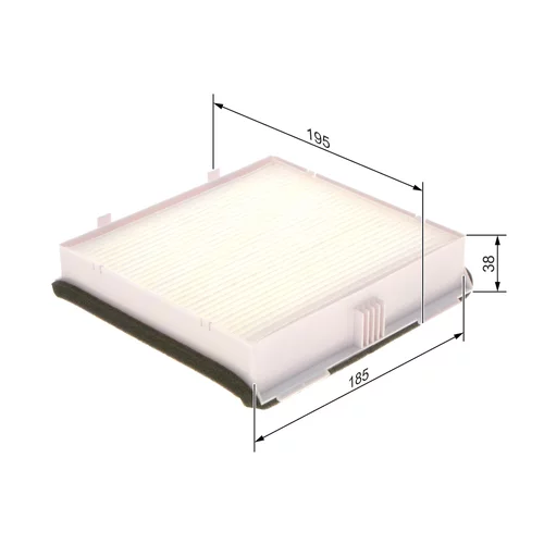 Filter vnútorného priestoru 1 987 435 111 /BOSCH/ - obr. 4
