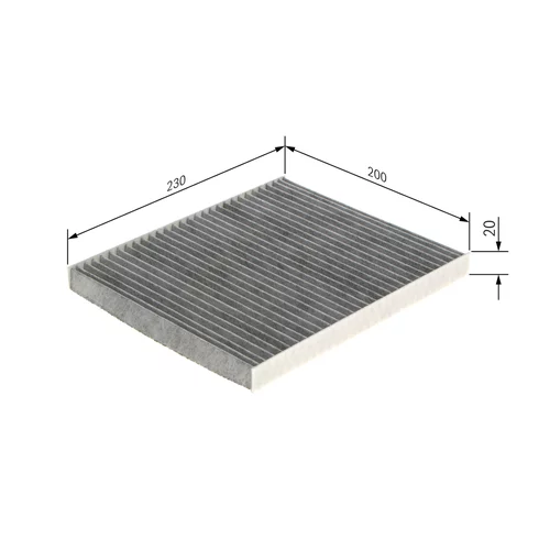 Filter vnútorného priestoru 1 987 435 558 /BOSCH/ - obr. 4
