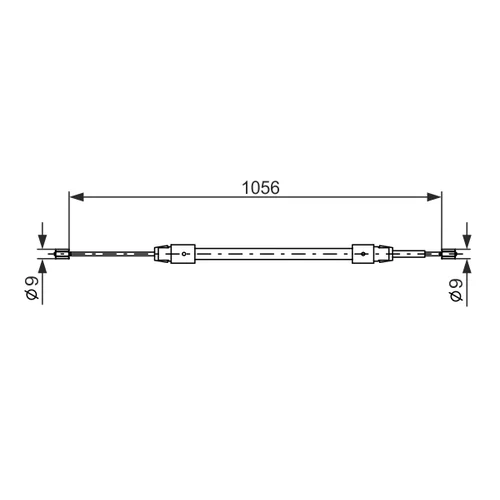 Ťažné lanko parkovacej brzdy 1 987 477 692 /BOSCH/ - obr. 4