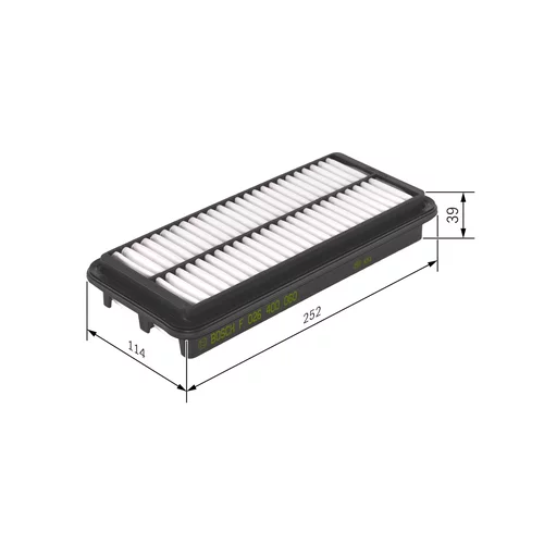 Vzduchový filter F 026 400 060 /BOSCH/ - obr. 4