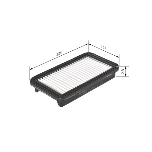 Vzduchový filter F 026 400 201 /BOSCH/ - obr. 4