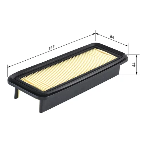 Vzduchový filter F 026 400 361 /BOSCH/ - obr. 4