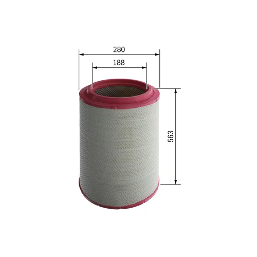 Vzduchový filter BOSCH F 026 400 638