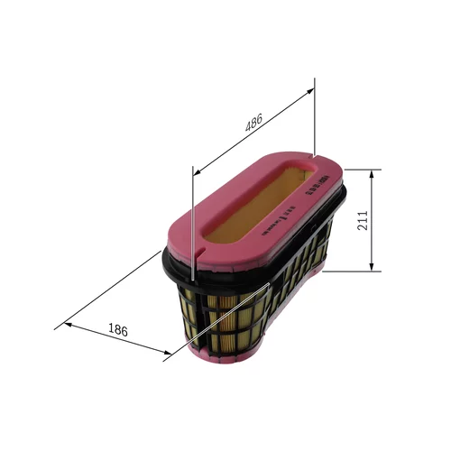 Vzduchový filter F 026 400 725 /BOSCH/ - obr. 4