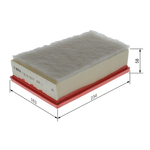 Vzduchový filter BOSCH F 026 400 738