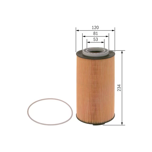 Olejový filter F 026 407 201 /BOSCH/ - obr. 4