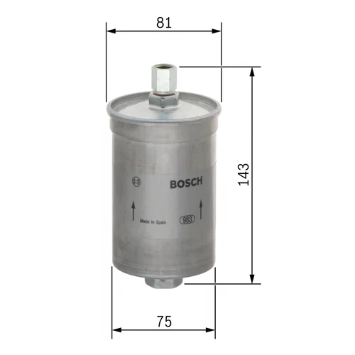 Palivový filter 0 450 905 007 /BOSCH/ - obr. 5