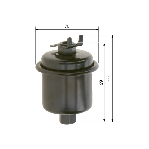 Palivový filter 0 450 905 916 /BOSCH/ - obr. 4