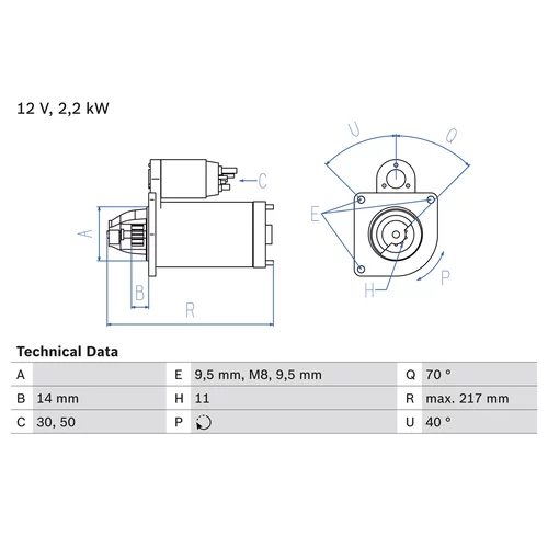 Štartér 0 986 023 580 /BOSCH/ - obr. 1