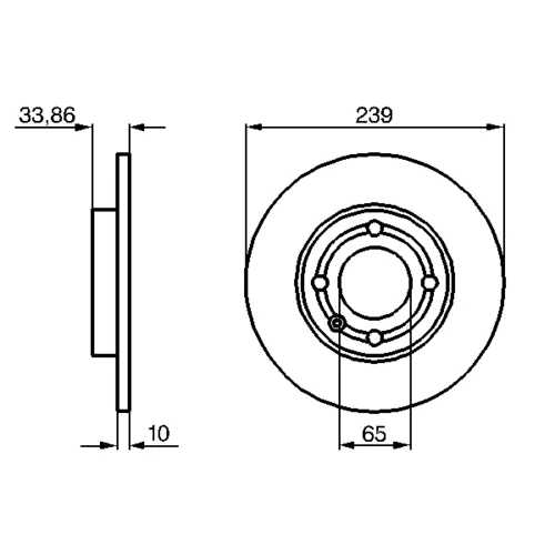 Brzdový kotúč 0 986 478 620 /BOSCH/ - obr. 4