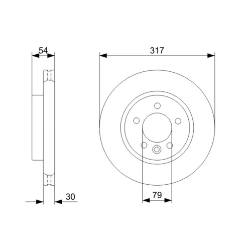 Brzdový kotúč 0 986 479 287 /BOSCH/ - obr. 4